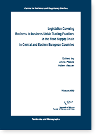 Legislation Covering Business-to-business Unfair Trading Practices in the Food Supply Chain in Central and Eastern European Countries
